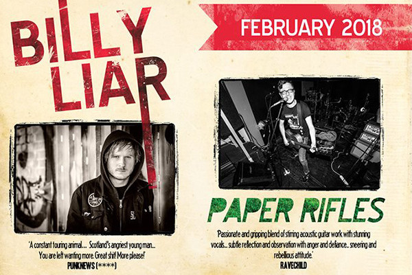 Tours: Billy Liar and Paper Rifles announce Germany tour