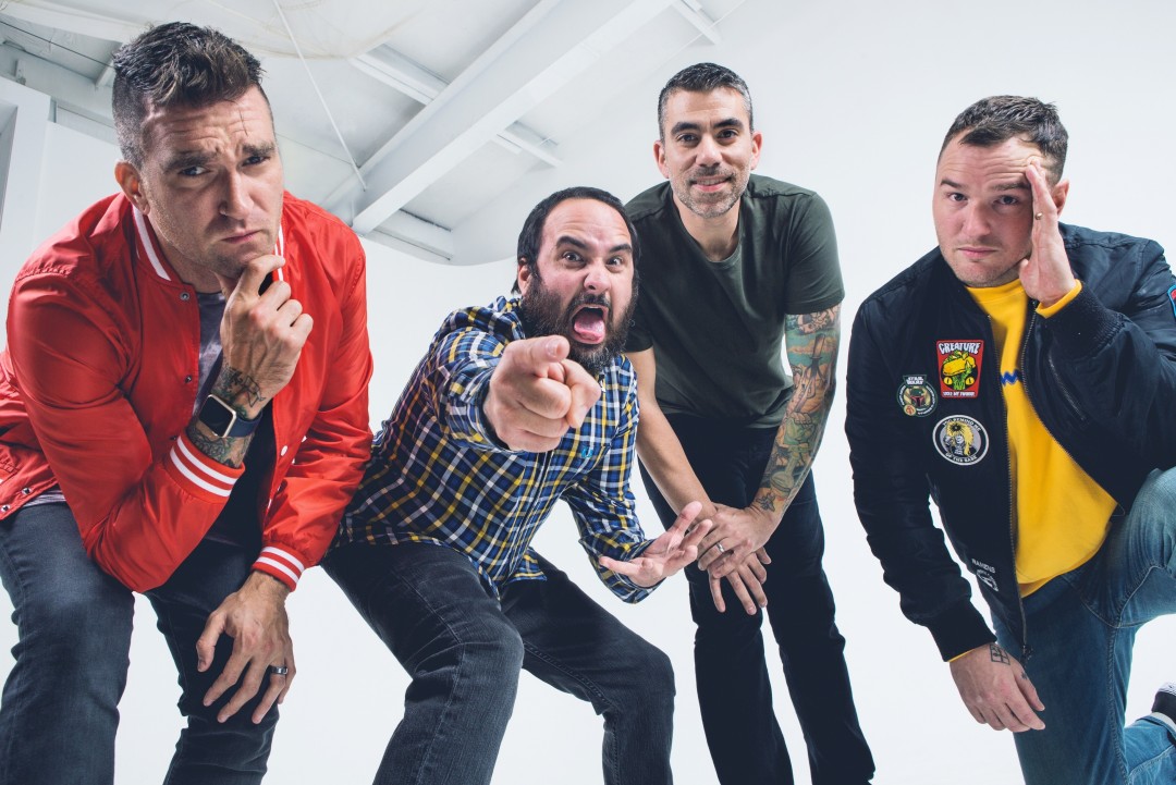 New Found Glory recording for "From the Screen to Your Stereo 3"