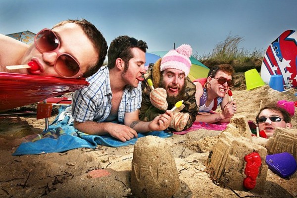 The Flaming Tsunamis photographed by Joelle Andres