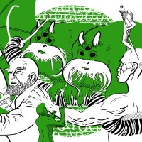 Child Bite / Big Bear - Split [7 inch] (Cover Artwork)