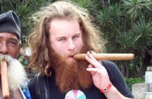 Protest the Hero Member competes in International Beard and Mustache Competition