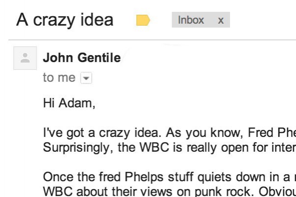 About that interview...