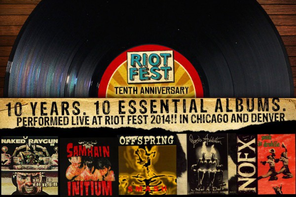 Riot Fest Chicago will feature 10 full-album sets