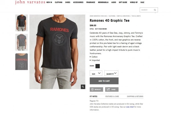 john varvatos rock t shirts