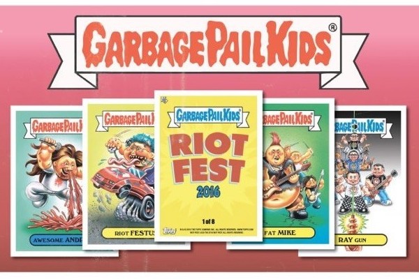 Riot Fest releases Punk Rock Garbage Pail Kid cards