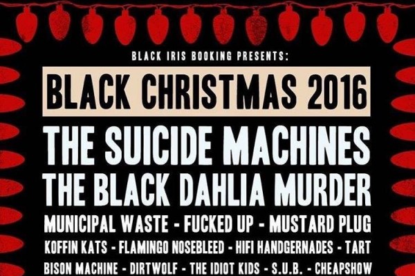 Suicide Machines, Municipal Waste and more to play Black Christmas 2016