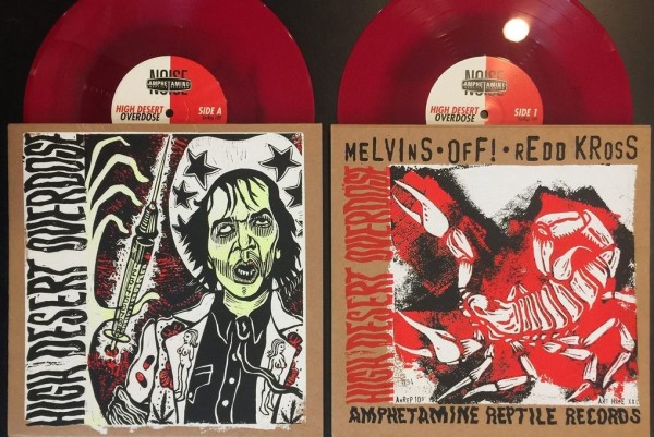 Melvins/Redd Kross/OFF! release split 10-inch