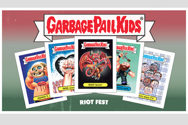 Riot Fest edition Garbage Pail Kids announced
