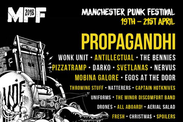 Line Up for Manchester Punk Festival 2018 announced