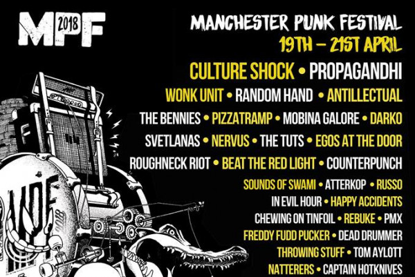 Festivals & Events: Manchester Punk Festival 2018 adds more bands to line  up 