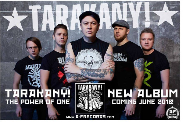 Listen to the new track by Moscow's Tarakany!