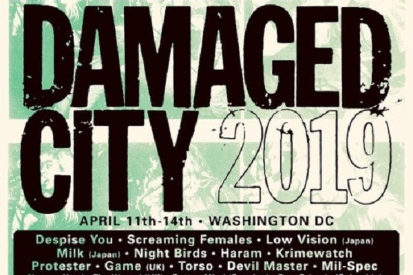 Damaged City Announces 2019 Line Up