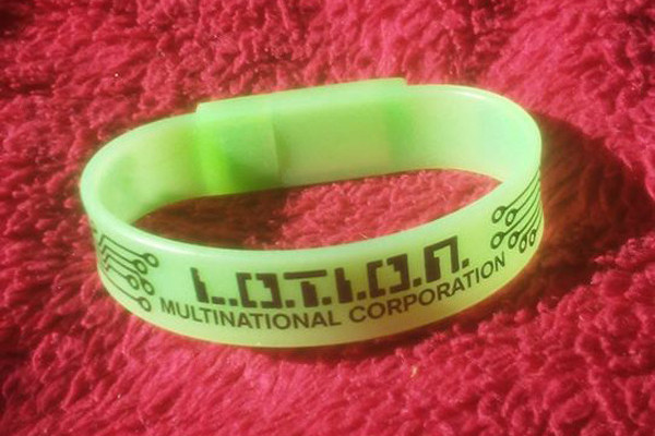 L.O.T.I.O.N. releases discography USB bracelet