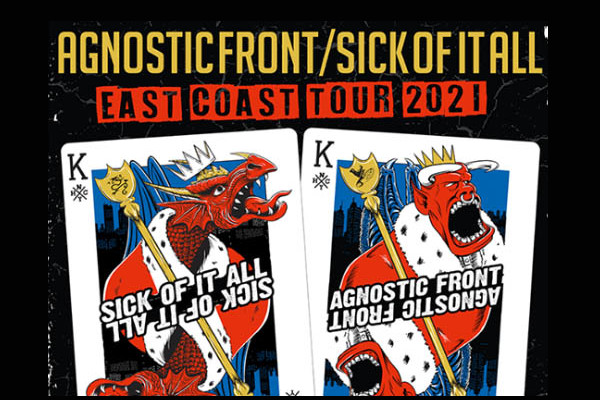 Sick of It All/Agnostic Front announce rescheduled East Coast tour