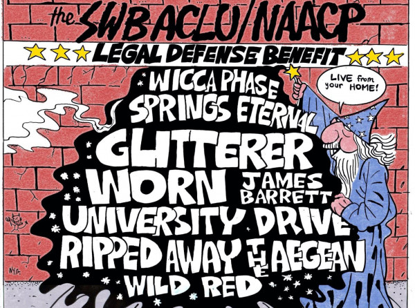 Wicca Phase Spring Eternal and Glitterer to play SWB/ACLU Benefit show