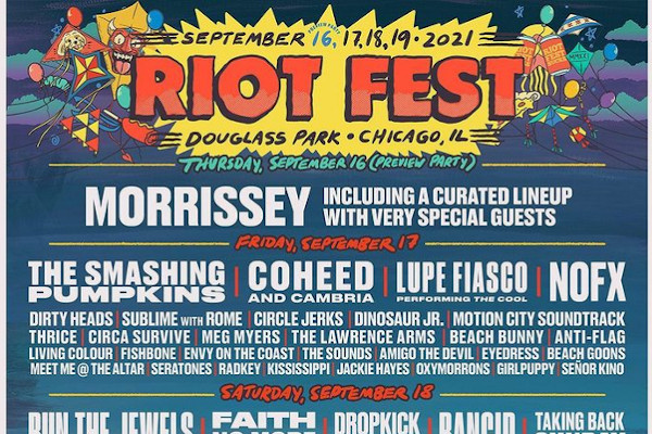 Festivals & Events: Slipknot replaces Nine Inch Nails at Riot Fest ...
