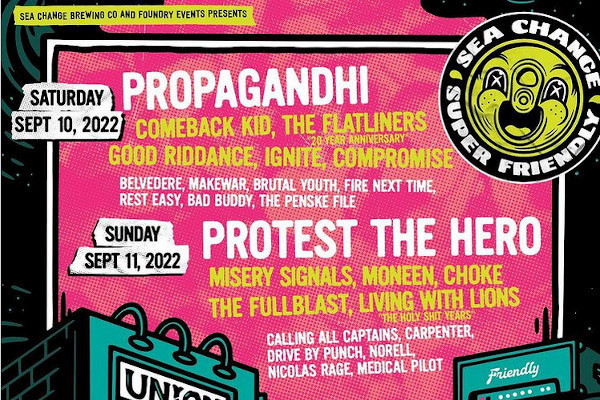 Propagandhi, Comeback Kid, MakeWar, more to play Super Friendly Fest