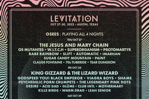 The Jesus and Mary Chain, OFF!, L7, Viagra Boys, Pleasure Venom, more to play Levitation Festival