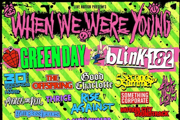 Green Day, Blink-182, The Offspring, Rise Against, more to play When We Were Young 2023