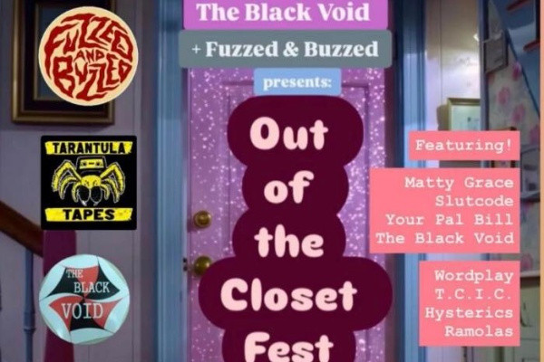The Black Void, Matty Grace, Hysterics, more to play Out of the Closet Fest