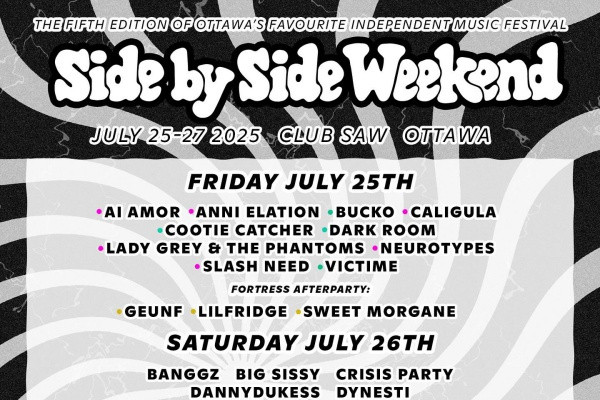 Victime, Crisis Party, Ruby Doom, Slash Need, more to play Side by Side Weekend 2025