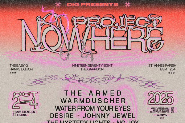 No Joy, Truck Violence, TEKE::TEKE, Bonnie Trash, more to play Project Nowhere 2025