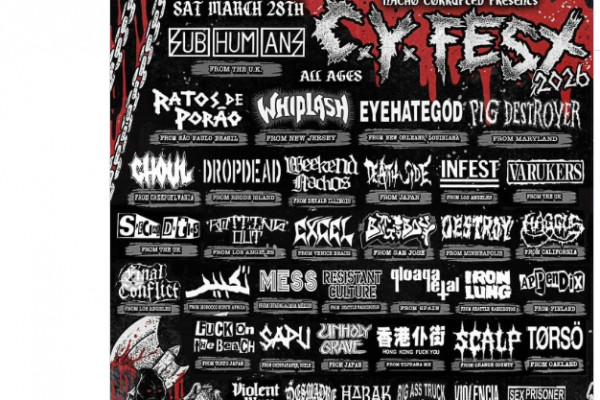 Subhumans, Pig Destroyer, Infest, MESS, more to play CY Fest 2026