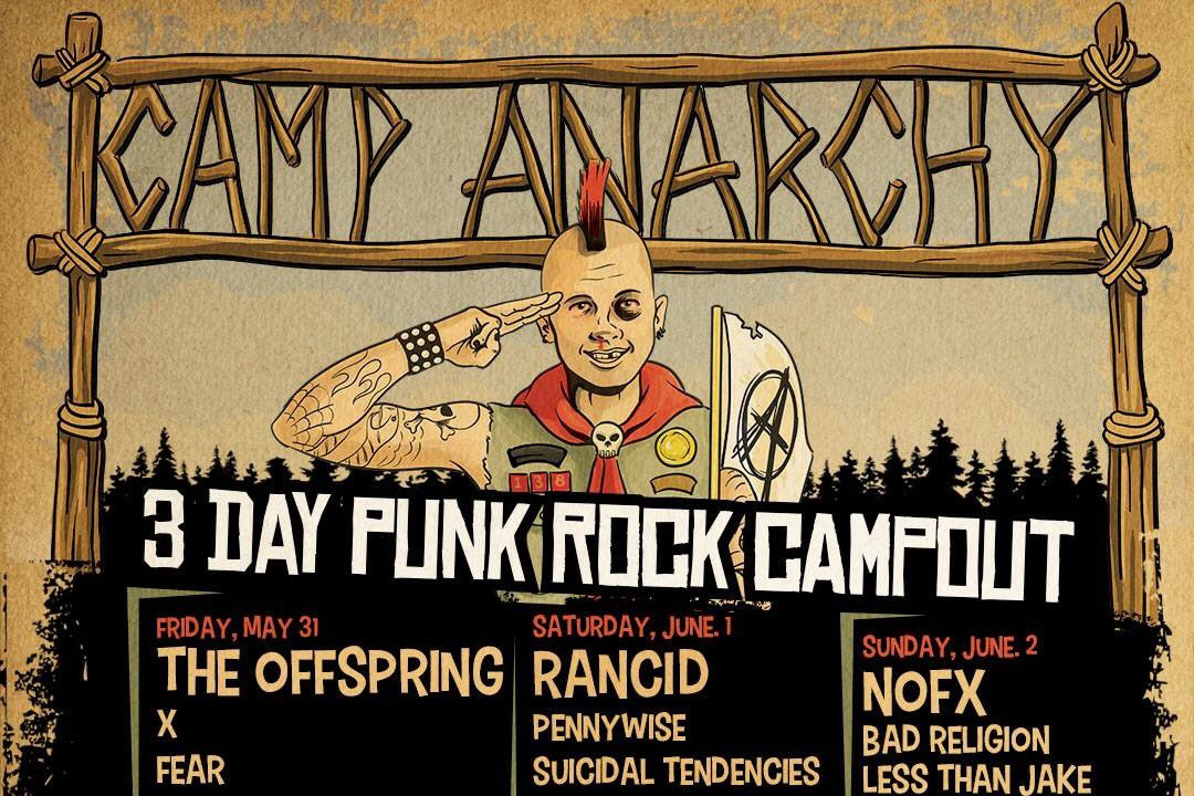 NOFX to play USA with Damned, Rancid, OFF!, Bad Religion at Camp Anarchy