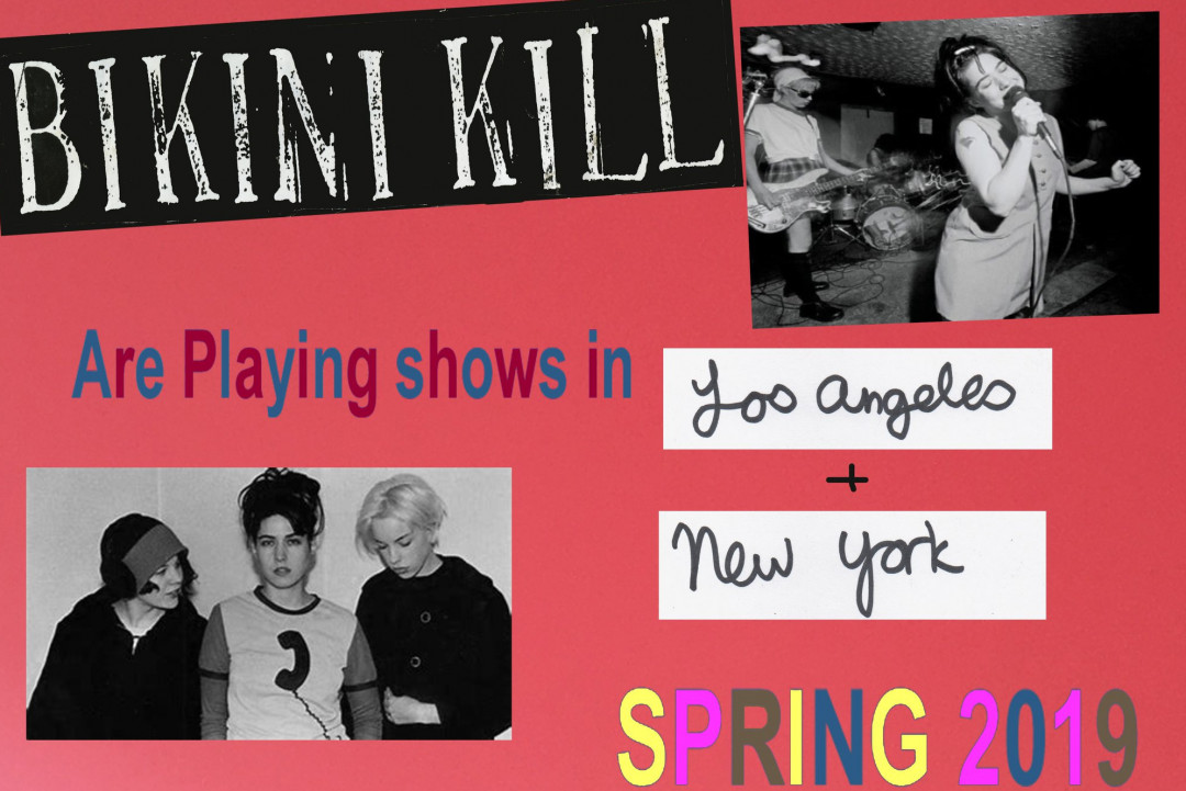 Bikini Kill reunites, announces three shows