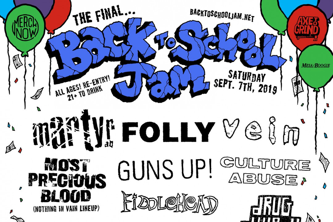 Back To School Jam announce initial line up