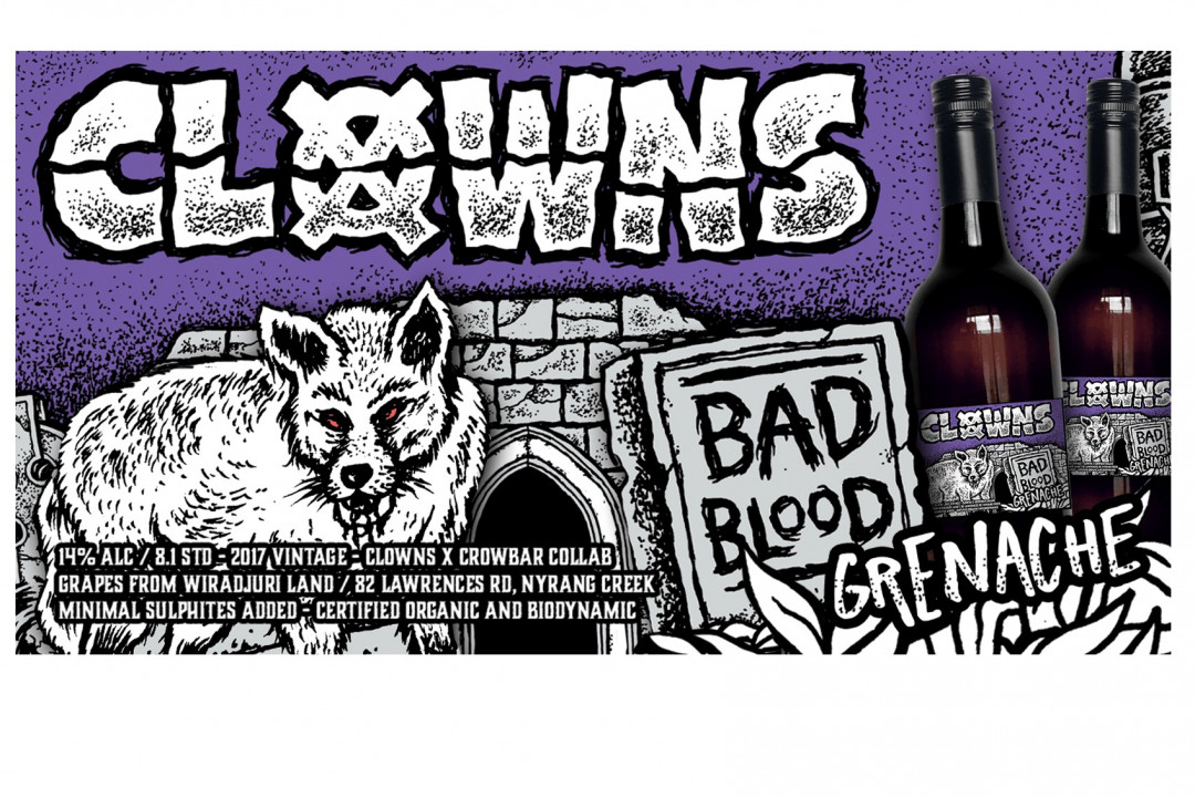 Clowns release wine for 5th anniversary of ‘Bad Blood’