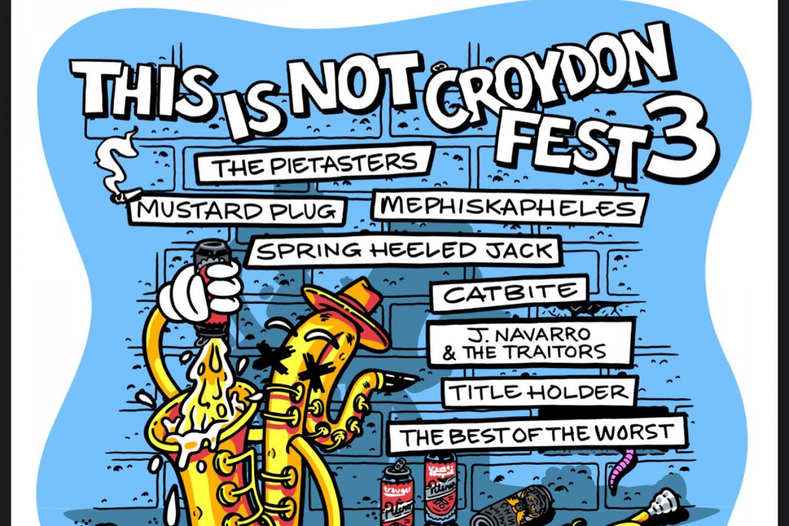 Pietasters, Mustard Plug, Mephiskapheles to headline 'This is not Croydon Fest 3'