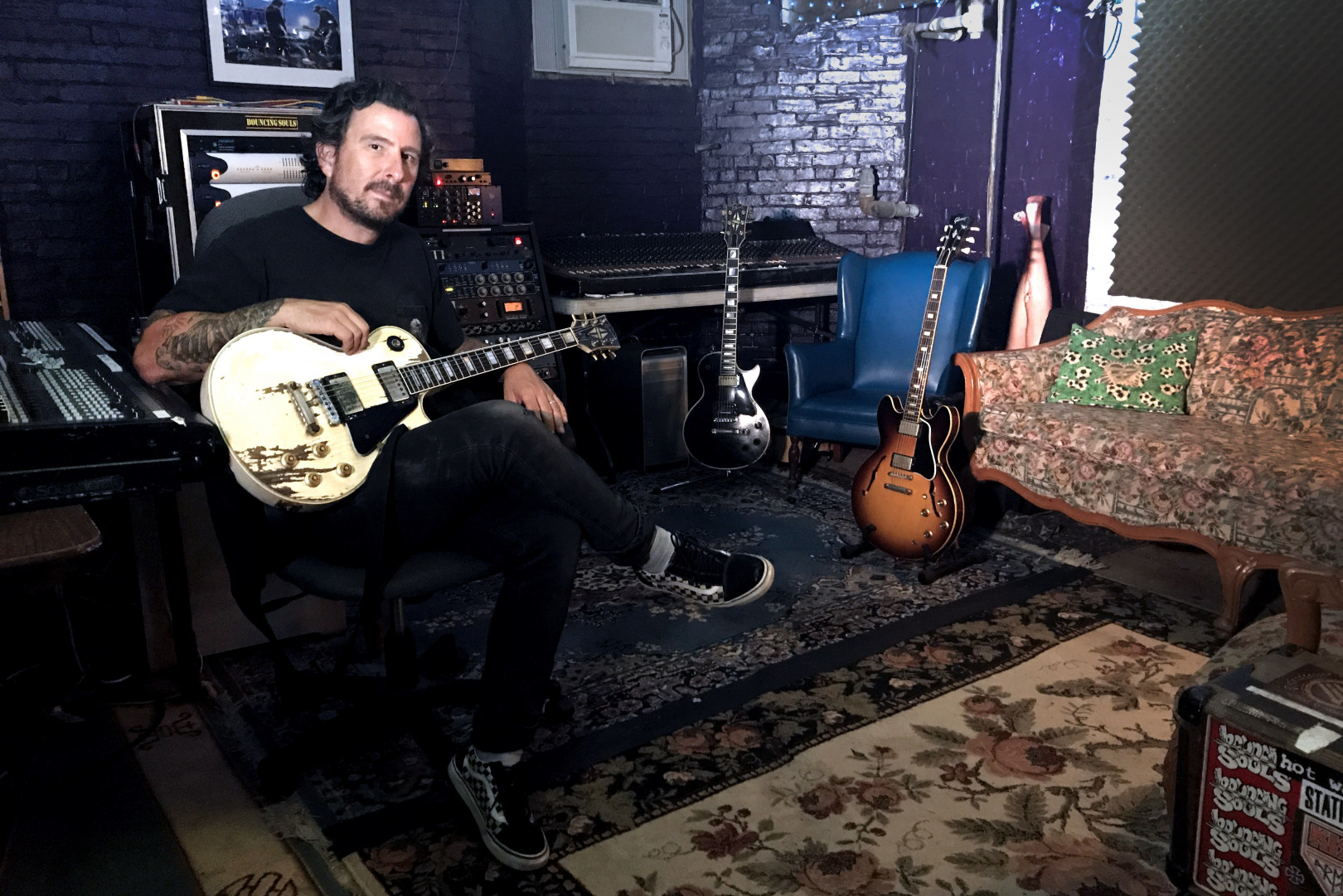 Pete Steinkopf in the studio