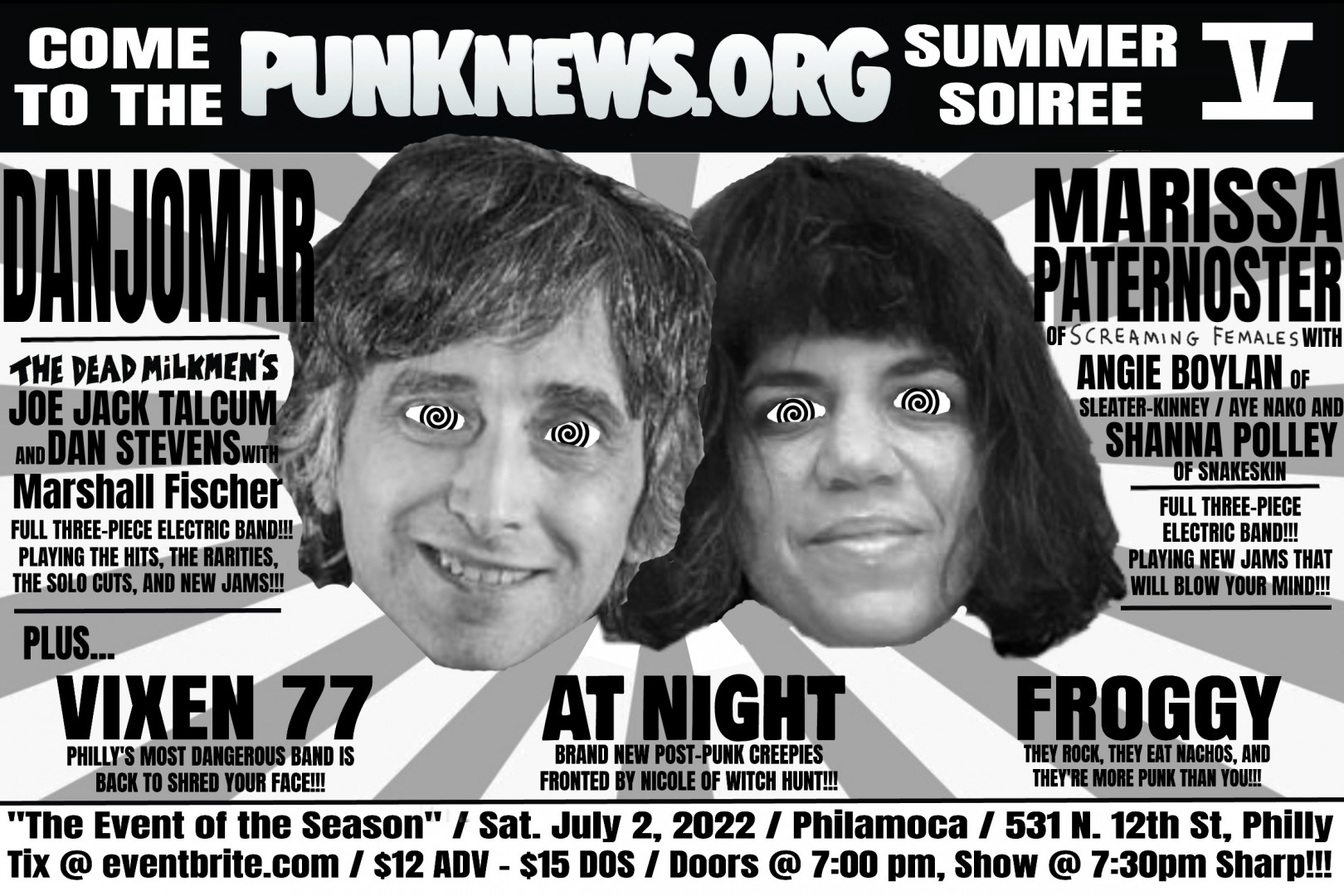 DanJoMar and Marissa Paternoster to co-headline Summer Soiree 5 in Philly on July 2!!!
