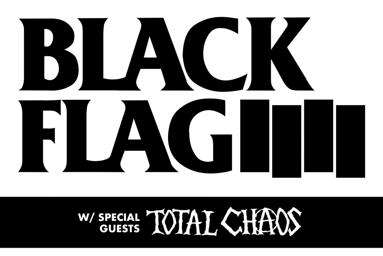 Black Flag to play four shows with Total Chaos