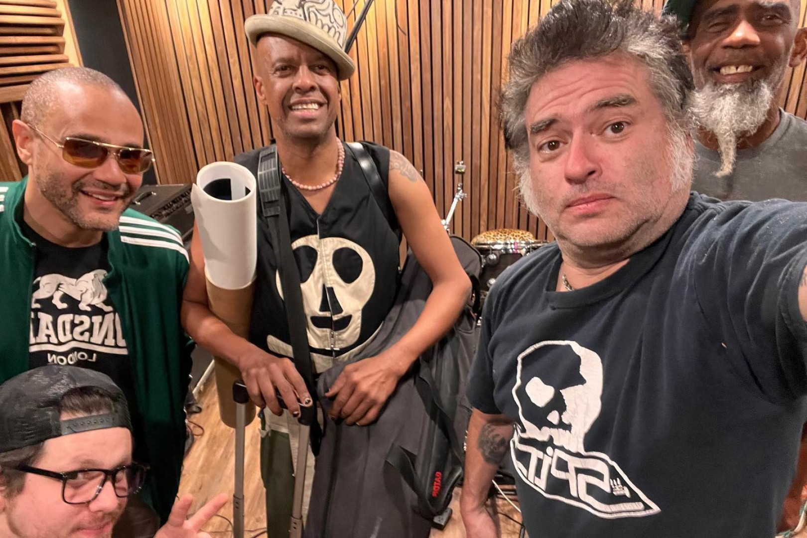 Fishbone in the studio with Fat Mike