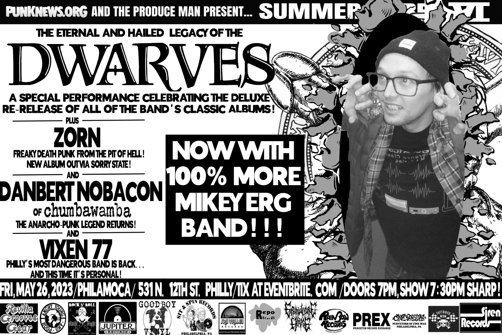 Surprise!!! The Mikey Erg Band is playing Summer Soiree 6 with the ...