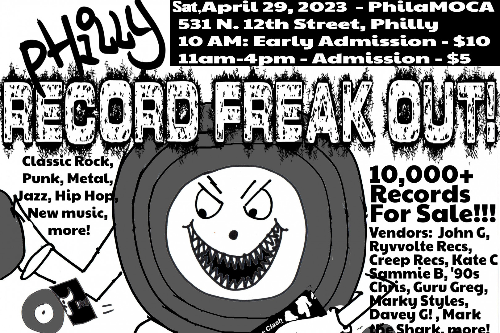 The Philly Record Freak Out is Tomorrow at 10am!!!