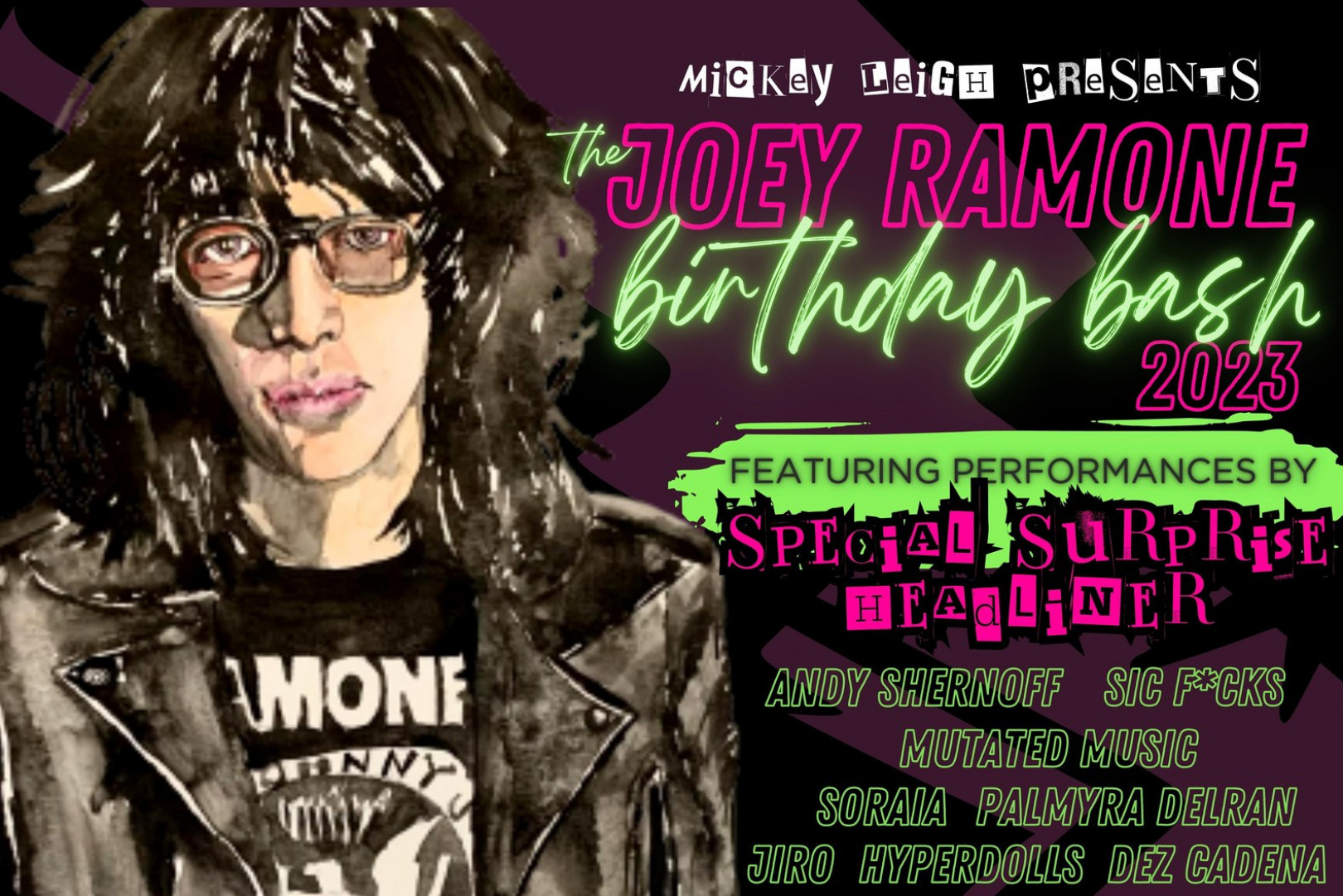 Andy Shernoff, Dez Cadena, surprise headliner to play Joey Ramone birthday bash