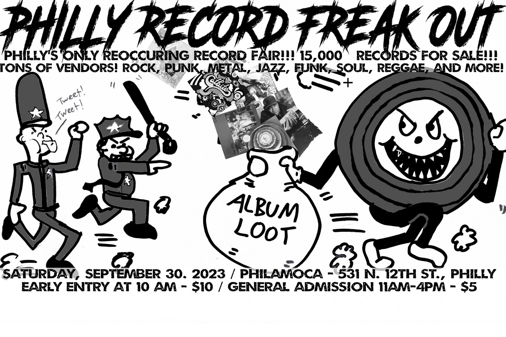 The Philly Record Freak out is TOMORROW 10AM-4PM!!!!