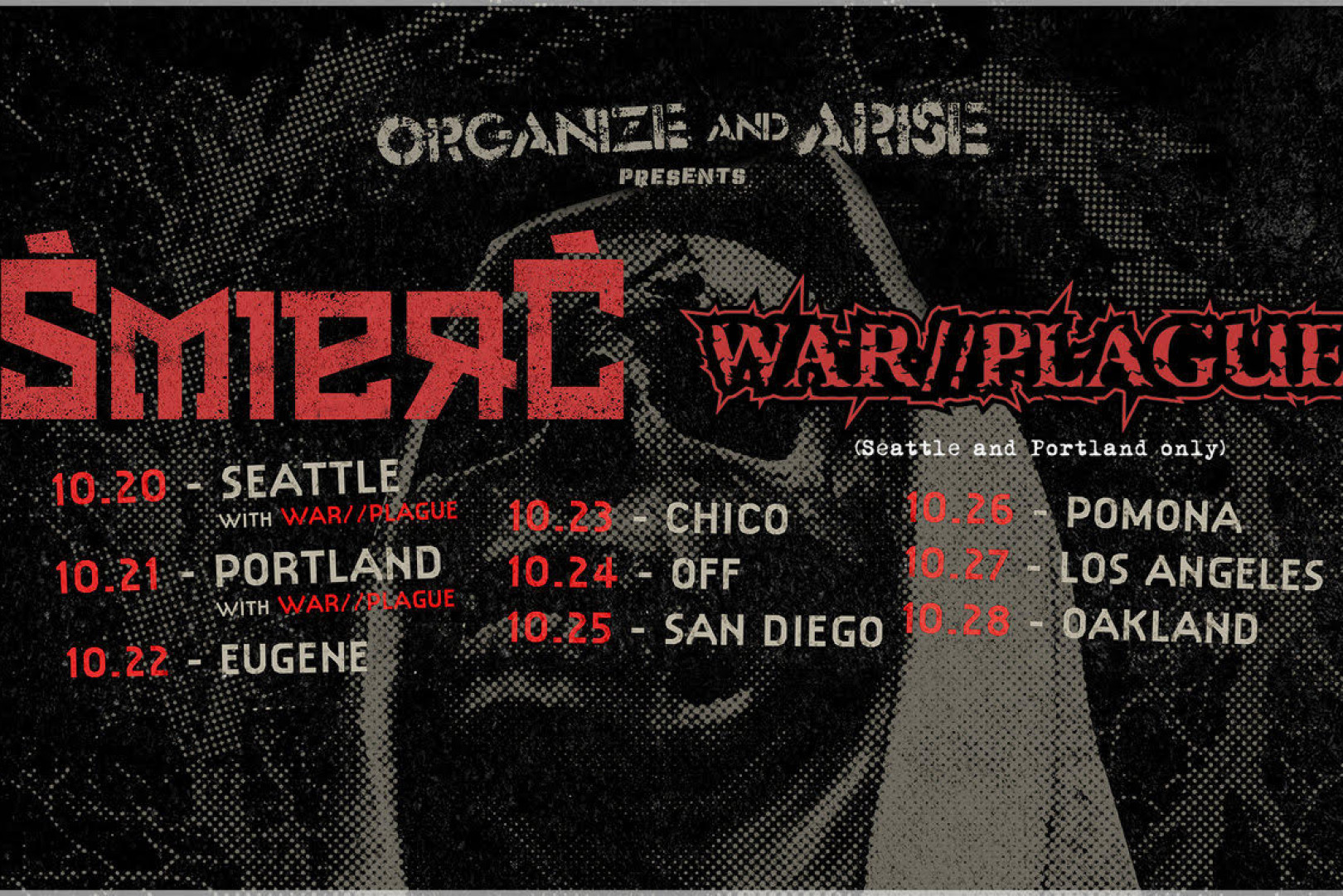Smierc to play six shows, two with War//Plague