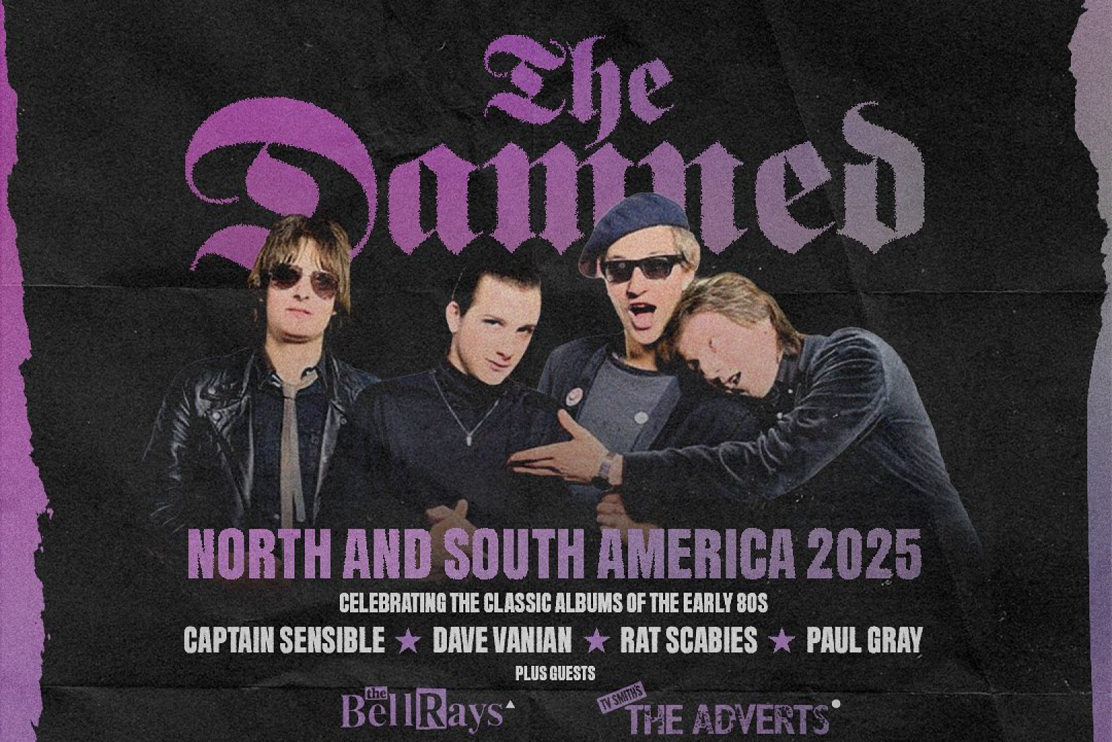 Damned to tour North America this Summer