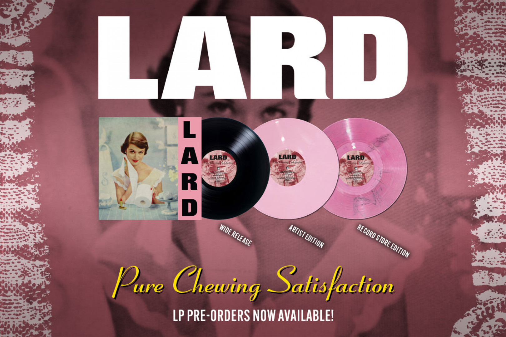 LARD re-releases 'Pure Chewing Satisfaction' | Punknews.org